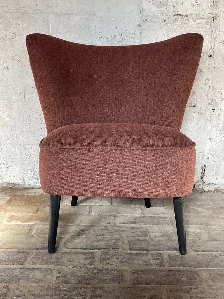 Chaise de cocktail vintage (rembourrage professionnel), Maison & Meubles, Enlèvement, Comme neuf