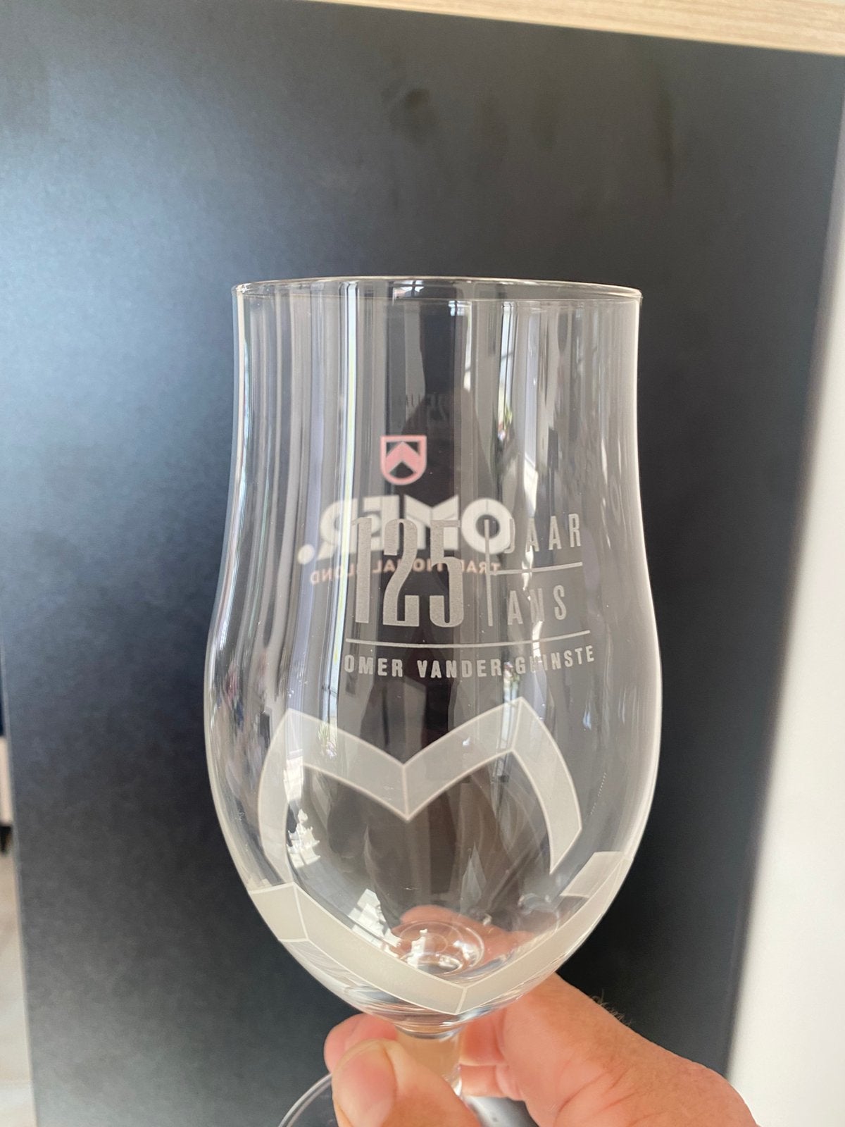 Glas 125 jaar Omer, Verzamelen, Ophalen, Nieuw, Bierglas