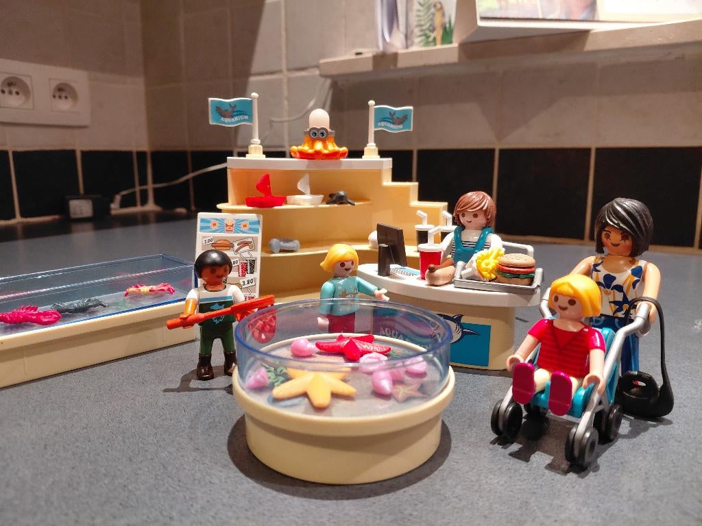 Playmobil aquariumshop, Ophalen, Zo goed als nieuw, Complete set