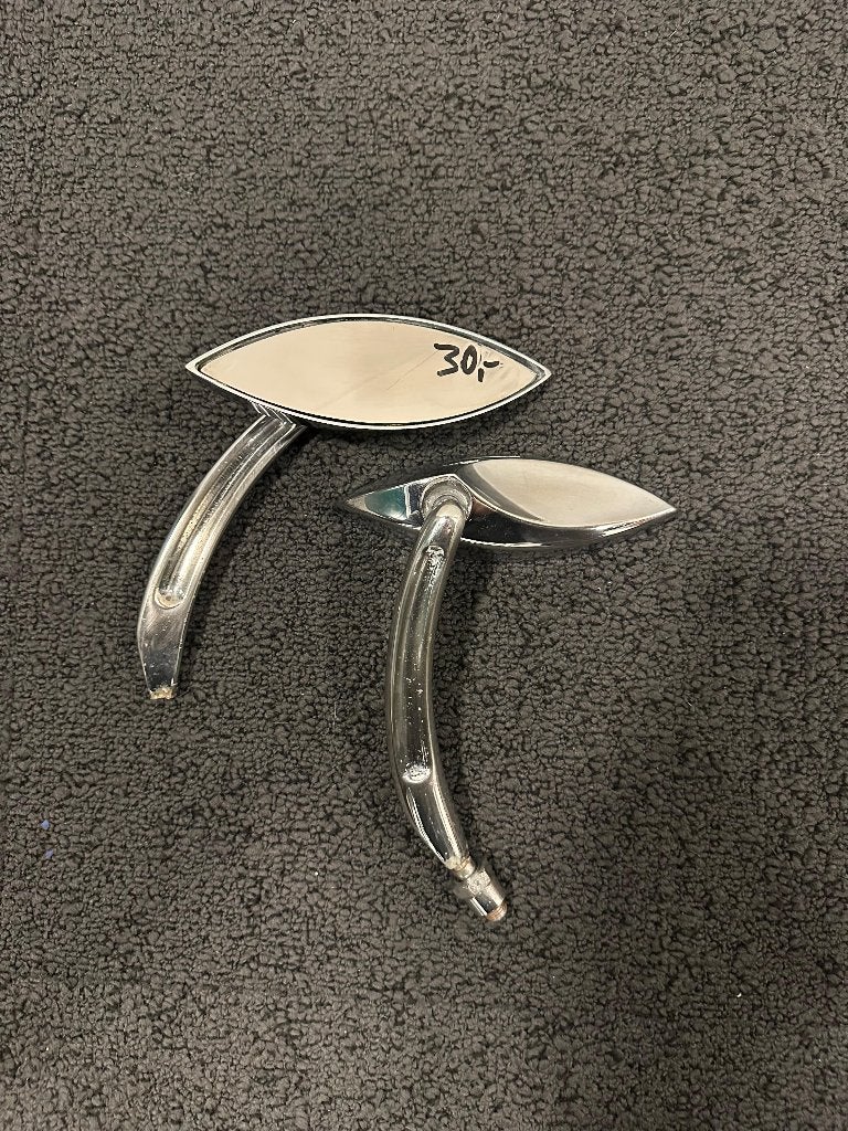 Chrome Custom Motorcycle Mirrors Universal Fit, Enlèvement ou Envoi, Neuf