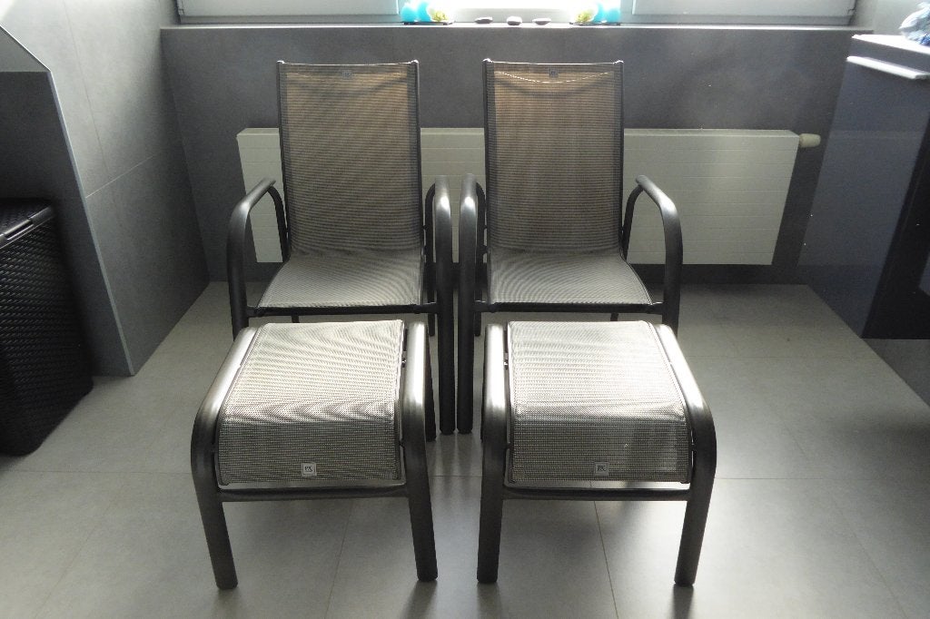 tuinstoelen, Ophalen, Zo goed als nieuw, Stapelbaar