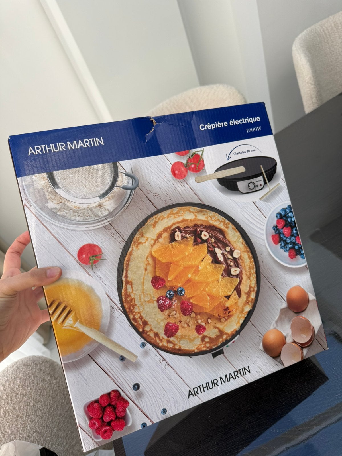 Pannenkoek machine, Ophalen, Zo goed als nieuw