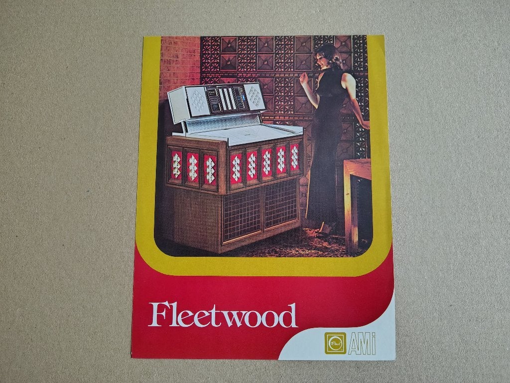 Flyer: Rowe-AMi R-80 / Fleetwood (1976) jukebox, Verzenden, Ami