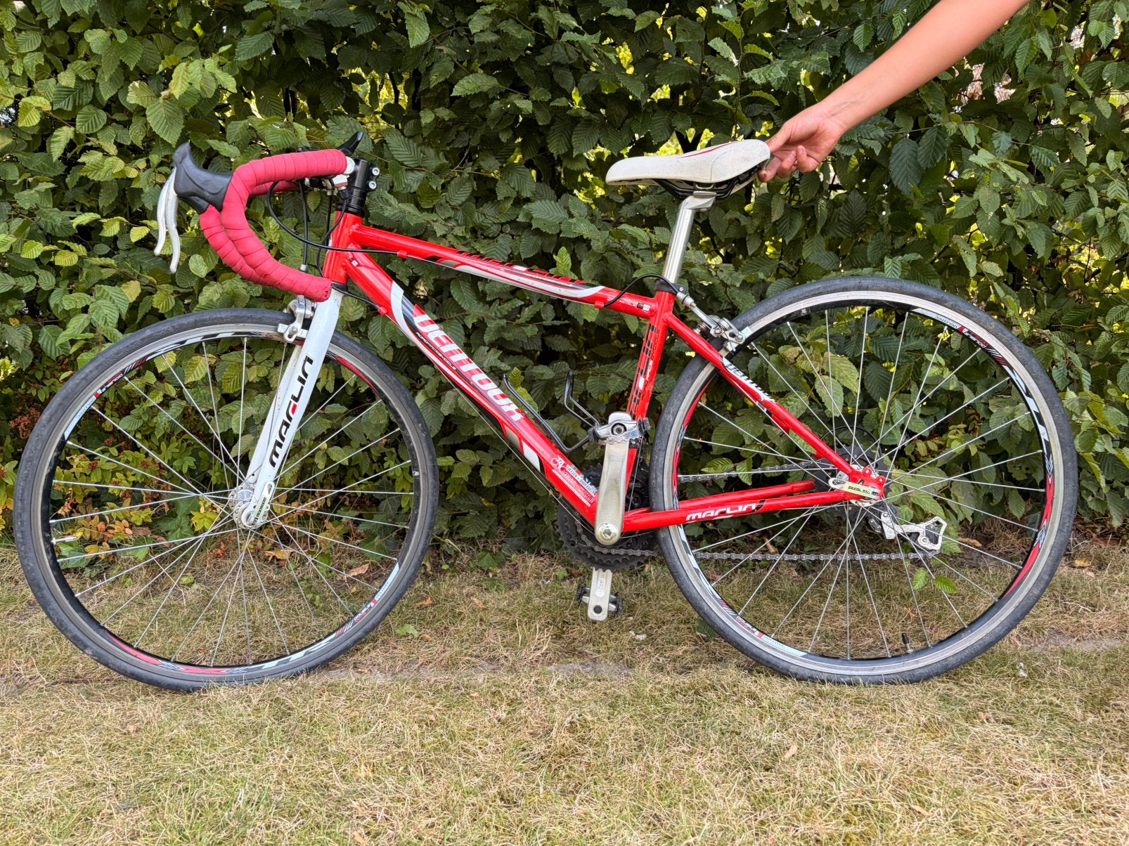 Koersfiets kind MARLIN RACE 24inch, Ophalen, Velgrem, Versnellingen, Gebruikt