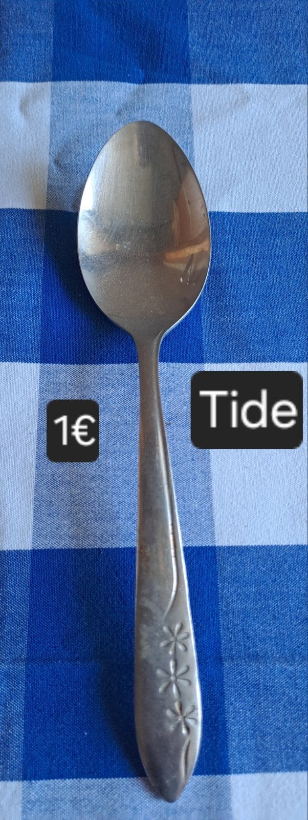 Tide soeplepel, Ophalen