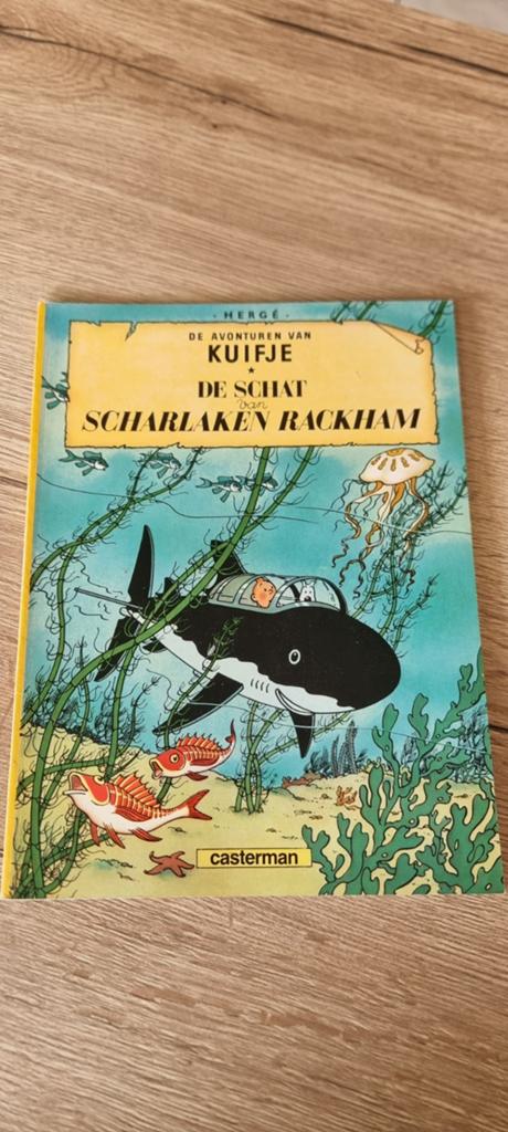 Strip Kuifje - De schat van Scharlaken Rackham, Boeken, Eén stripboek, Ophalen of Verzenden, Gelezen, Hergé (George Rémi)