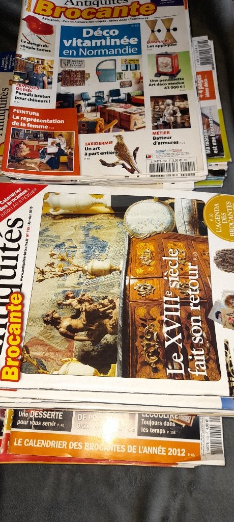 tijdschriften Antiques Brocante, Antiek en Kunst, Antiek | Boeken en Manuscripten, Ophalen, Andere
