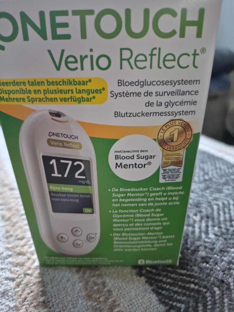 Onetouch Verio Reflect glucose meter, Ophalen, Zo goed als nieuw