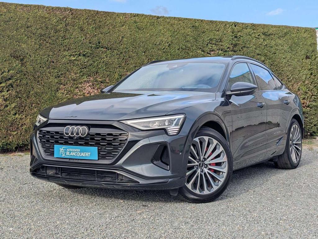 Audi Q8 e-tron Opendak- B&O- gekoelde zetels -106 kWh, Automaat, Gebruikt, Zwart, 408 pk