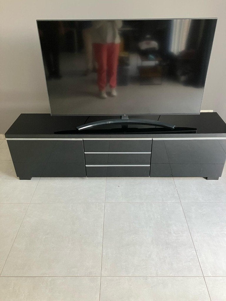 Meuble tv noir, 25 à 50 cm, Moins de 100 cm, 150 à 200 cm, Enlèvement