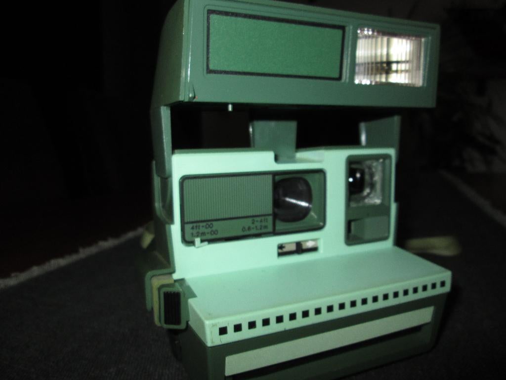 Polaroid SuperColors 2 Party Green - Camera, Audio, Tv en Foto, Fotocamera's Analoog, Ophalen, Polaroid, Polaroid