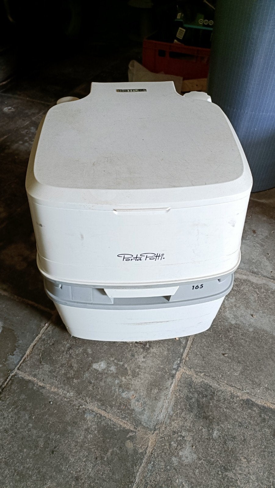 porta potti 165, Enlèvement
