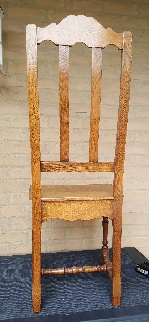 chaises en chêne, Maison & Meubles, Chaises, Comme neuf, Brun, Enlèvement, Cinq, Six Chaises ou plus