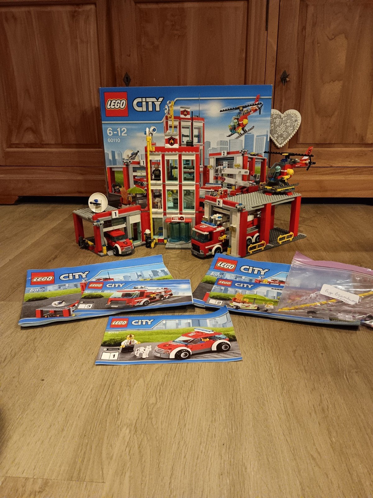 Lego city brandweer 60110, Kinderen en Baby's, Ophalen, City, Lego, Zo goed als nieuw