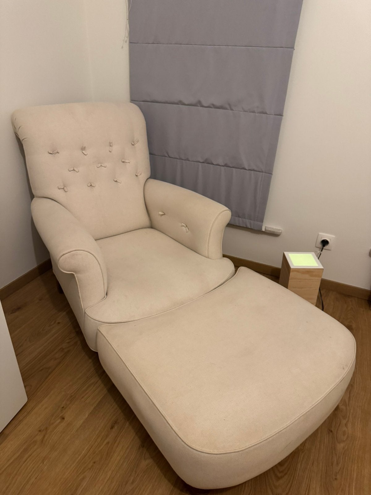Chaise longue beige, Maison & Meubles, 125 à 150 cm, Enlèvement, Utilisé, 75 à 100 cm