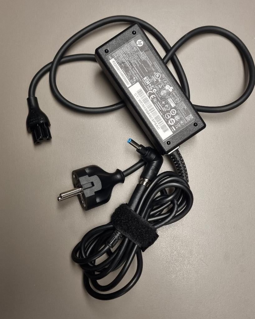 HP oplader 65 Watt adapter PIN 4.5x3.0 - 7.4x5.0 mm, Computers en Software, Ophalen of Verzenden, Zo goed als nieuw, HP