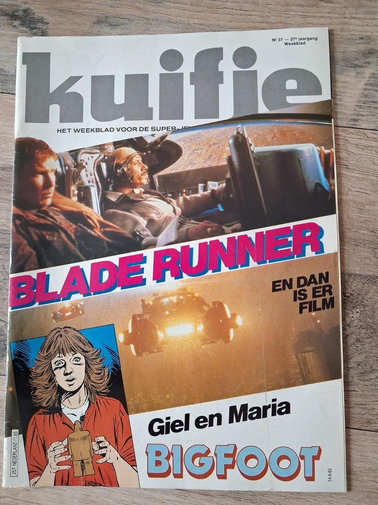 Blade Runner : article du magazine Tintin, Envoi