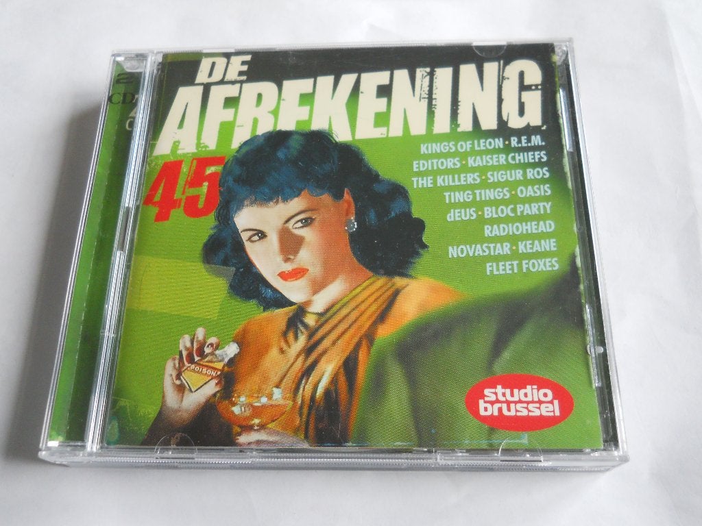 2 CD S - STUDIO BRUSSEL - DE AFREKENING - VOL 45, Cd's en Dvd's, Ophalen of Verzenden, Zo goed als nieuw, Verzamelalbum, Pop