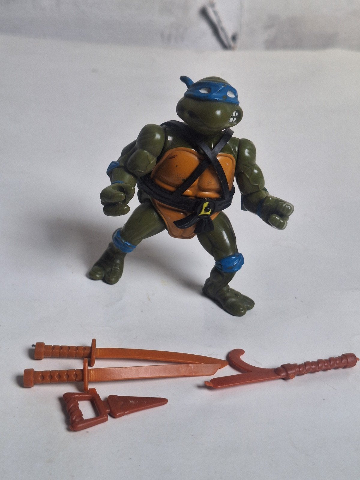 Teenage Mutant Ninja Turtles - Leonardo - Playmates 1988, Ophalen of Verzenden, Gebruikt
