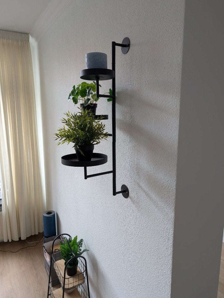 wandrek voor planten, wandplantenrek metaal, Huis en Inrichting, Ophalen, Zo goed als nieuw