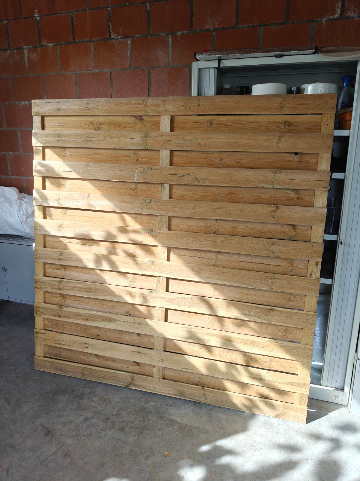 2 tuinschermen hubo, Tuin en Terras, Ophalen