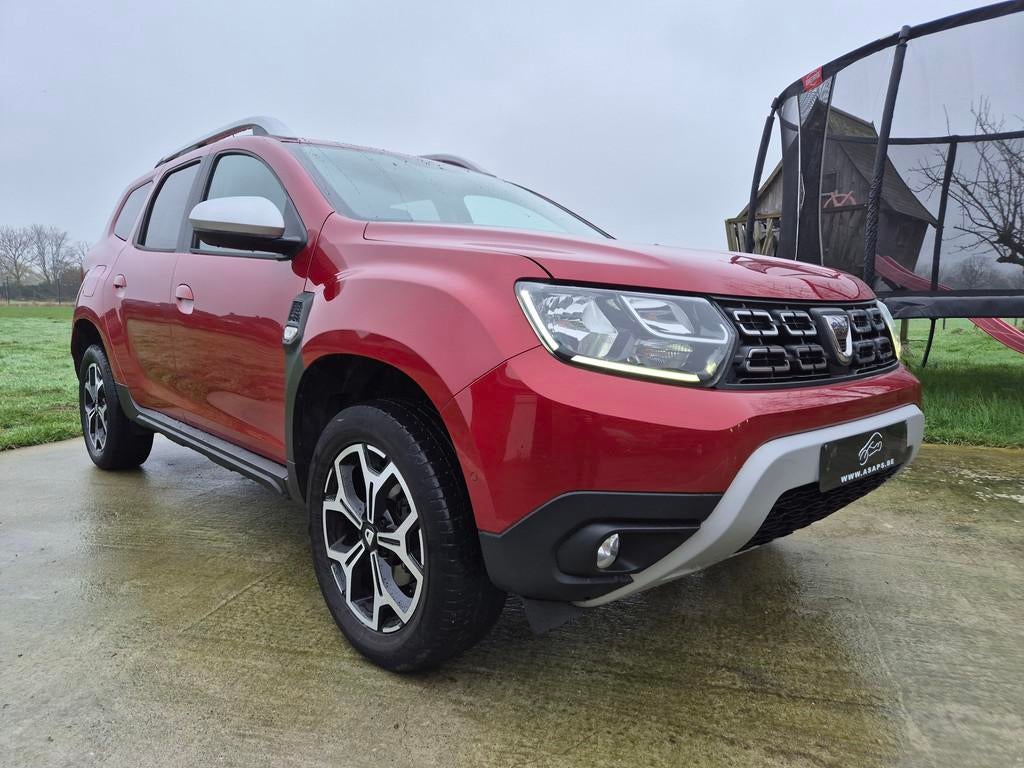 Dacia Duster * 1.3TCe *BJ-2020*NAVI*120DKM*GARANTIE*, Auto's, Dacia, Voorwielaandrijving, Stof, Gebruikt, Zwart
