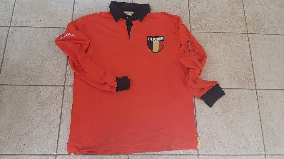 Magnifique Polo Red Devils Belgium Large, rouge neuf, Enlèvement ou Envoi, Neuf, Maillot