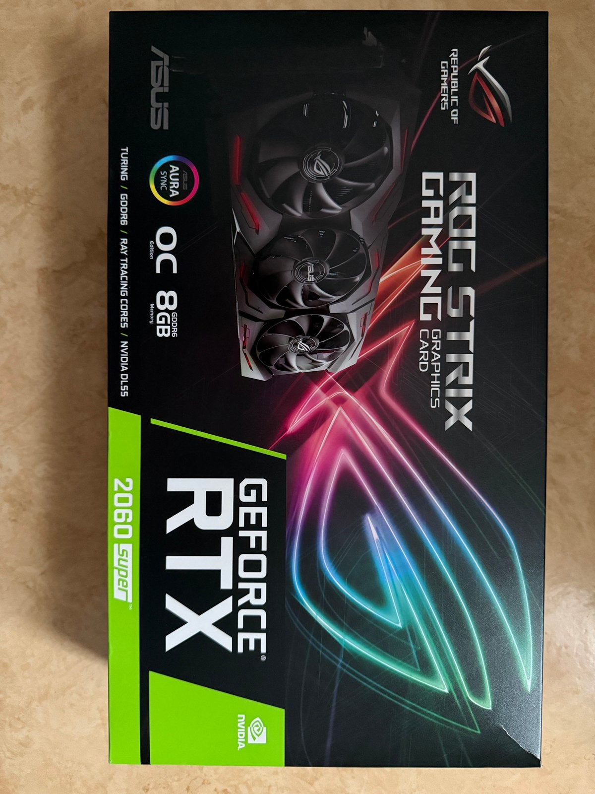 ASUS ROG GeForce RTX 2060S, Computers en Software, Videokaarten, Ophalen, GDDR6, Nvidia, PCI