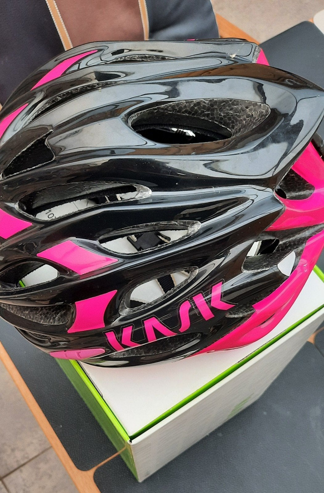 fietshelm kask, Fietsen en Brommers, Gebruikt, Kask / KASK, M, Ophalen of Verzenden