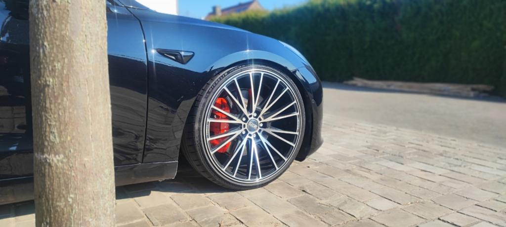 ROUES TESLA MODEL 3 21 POUCES + PS4 MICHELIN, Enlèvement, Pneu(s)