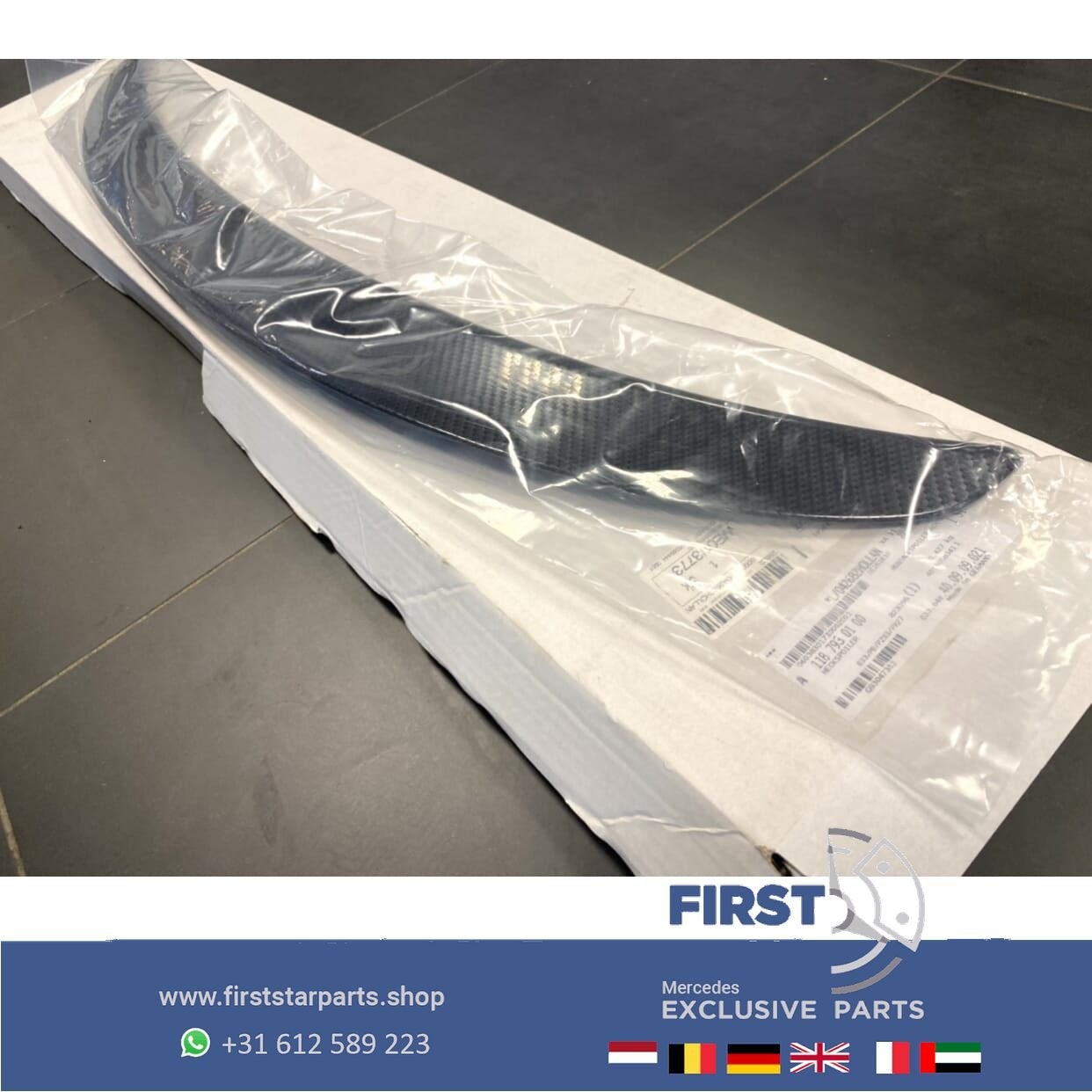 W118 C118 CLA AMG CARBON KOFFERBAK SPOILER ZWART 2018-2021 A, Gebruikt, Ophalen of Verzenden, Achter, -