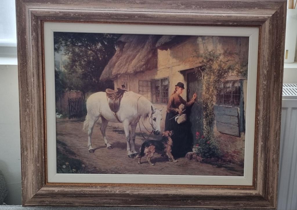 Schilderij op doek, Ophalen
