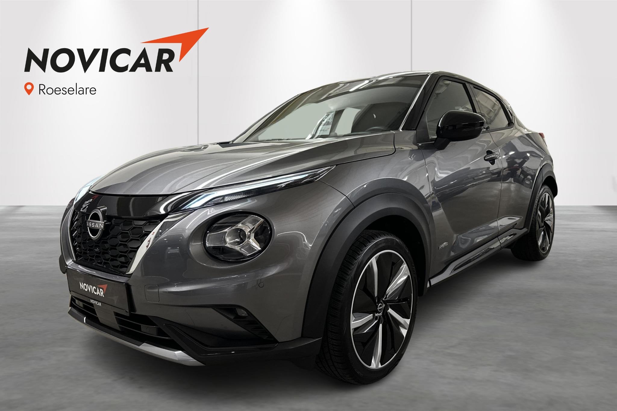 Nissan Juke 1.6 Hybrid 145 N-Design, Stof, Gebruikt, 750 kg, 4 cilinders