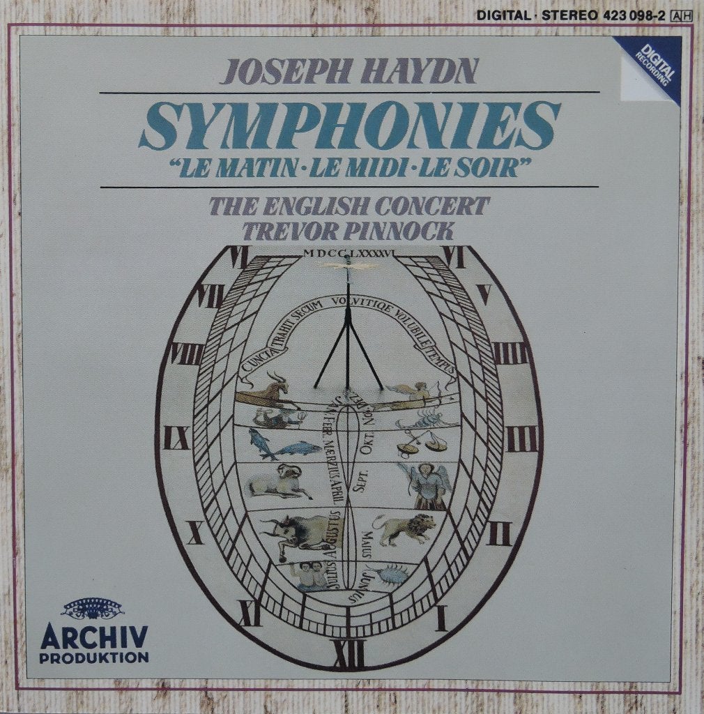 Haydn 6, 7 & 8 - The English Concert / Pinnock - ARCHIV- DDD, Symfonie, Haydn, Ophalen of Verzenden, Zo goed als nieuw
