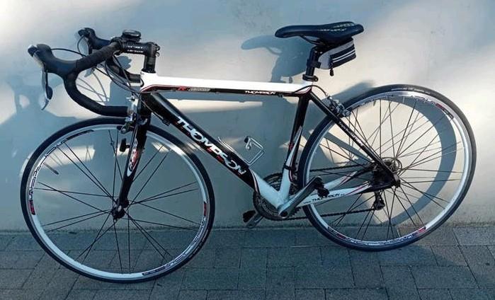 Koersfiets Thompson R6000 28inch 3x9speed Tiagra maat 49cm🚴, Fietsen en Brommers, Gebruikt, Velgrem, Versnellingen, 49 tot 53 cm