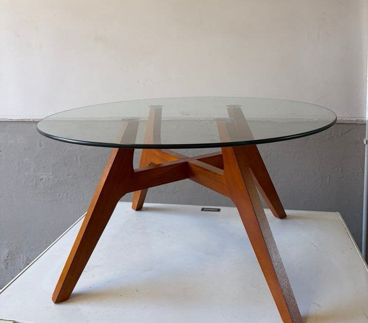Design Salon Tafel, Huis en Inrichting, Tafels | Salontafels, Ophalen, 50 tot 100 cm, Rond, 50 tot 100 cm