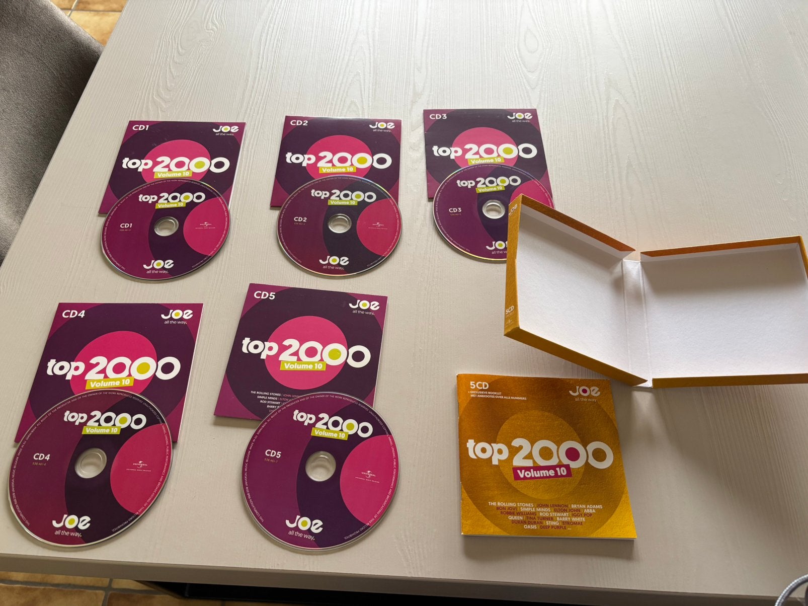 5 cd’s Joe top 2000.. volume 10.. nooit op gelegen.. krasvry, Cd's en Dvd's, Ophalen, Zo goed als nieuw