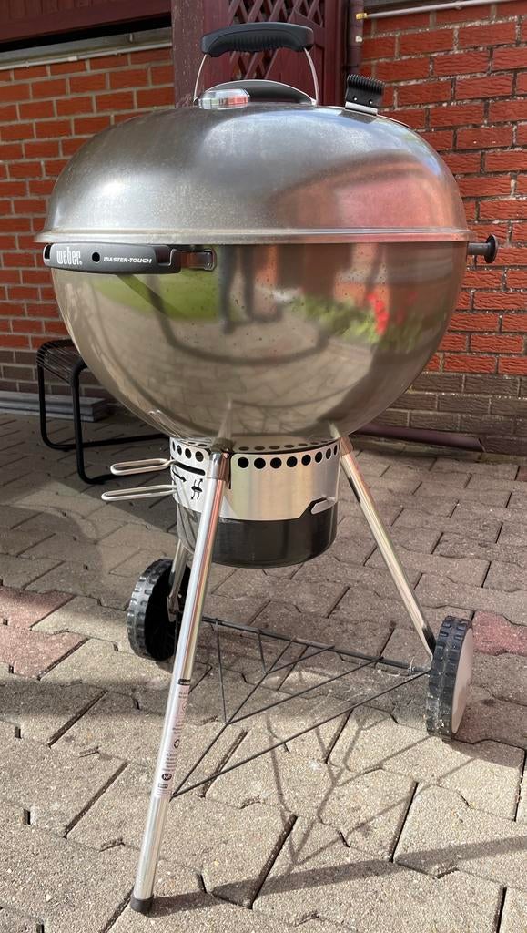 Weber Master Touch BBQ van 57 cm, Ophalen, Gebruikt, Met accessoires