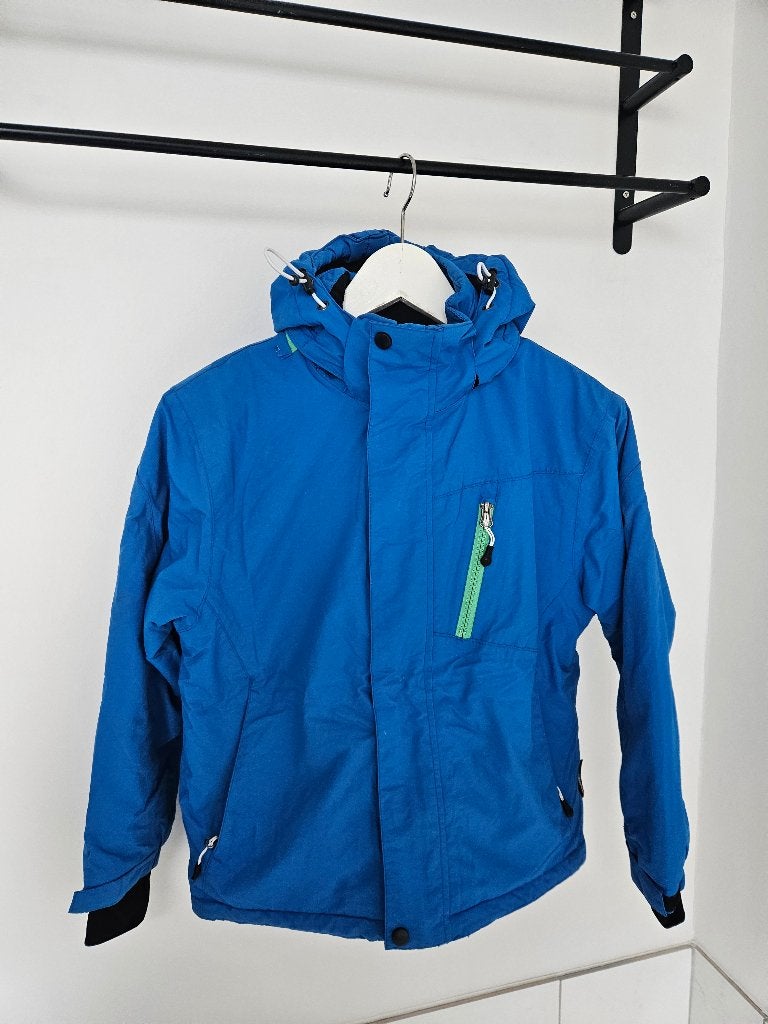 Blauwe winterjas, Kinderen en Baby's, Active touch, Ophalen of Verzenden, Zo goed als nieuw, Jongen