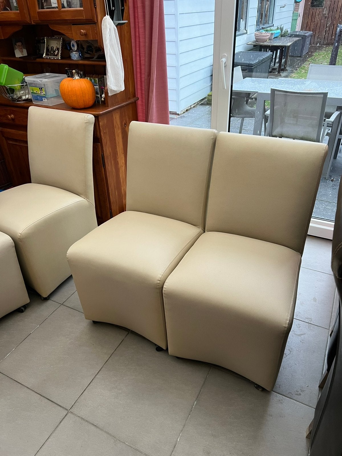 6 stoelen, Ophalen, Gebruikt, Leer