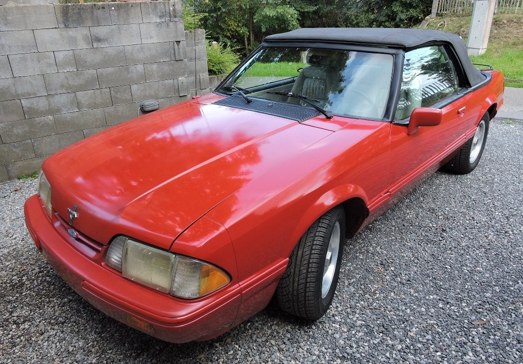 Mustang Fox Body, Automaat, 4 zetels, Achterwielaandrijving, Cabriolet
