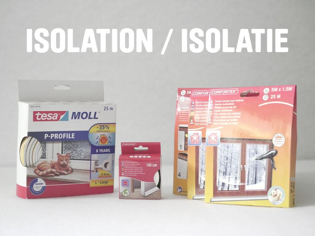 Accessoires d'isolation TESA Moll et CONFORTEX, Bricolage & Construction, Isolation & Étanchéité, Neuf, Enlèvement