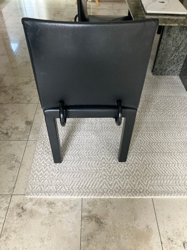B&B Italia vintage arcara stoel, Ophalen, Gebruikt, Zwart, Leer