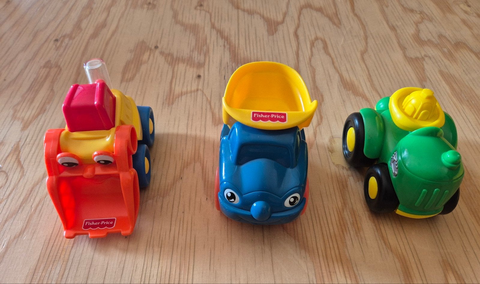 Fisher Price - Kiep- & schepwagen, tractor met koe, Kinderen en Baby's, Ophalen of Verzenden, Zo goed als nieuw