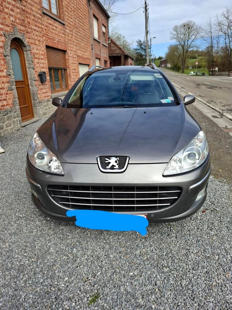 Peugeot 407 break 2l , Année 2008 ,, Auto's, Peugeot, Voorwielaandrijving, Zwart, Leder en Stof, 5 deurs