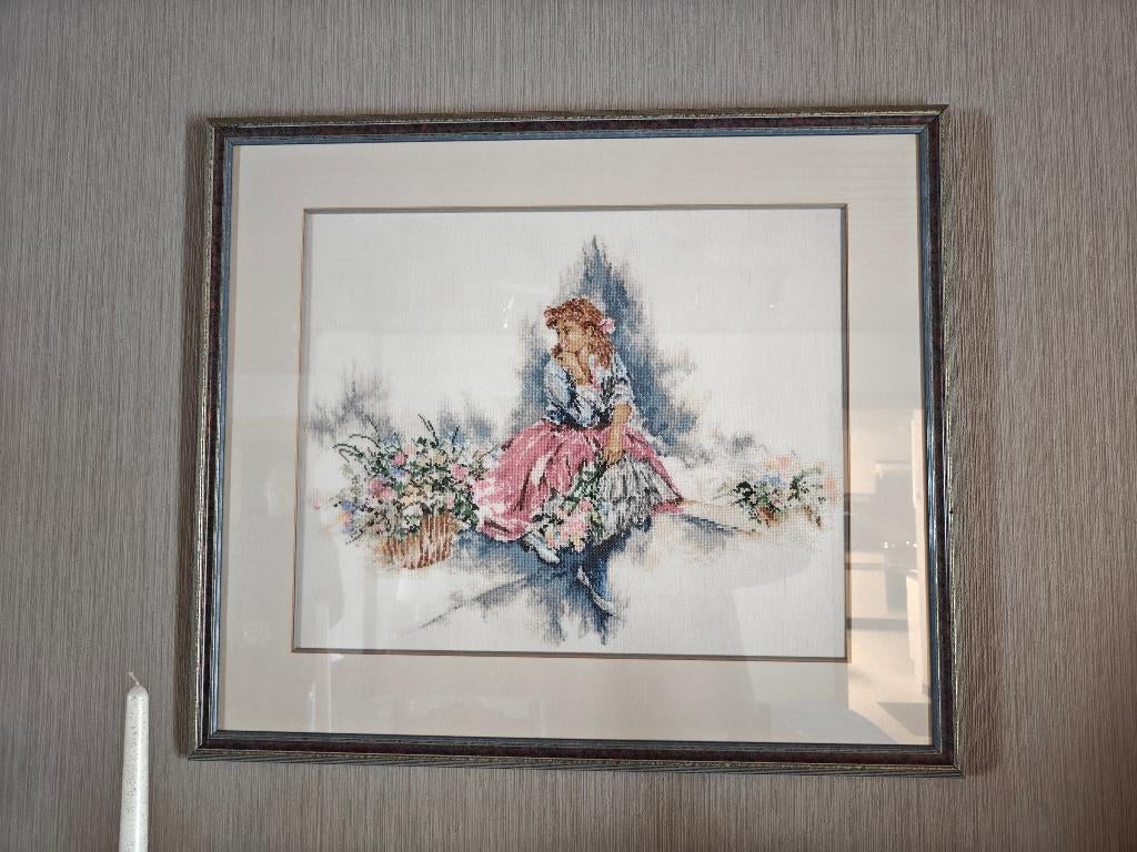 Schilderij in Kruisjes steek, Huis en Inrichting, Ophalen, Gebruikt, Schilderij