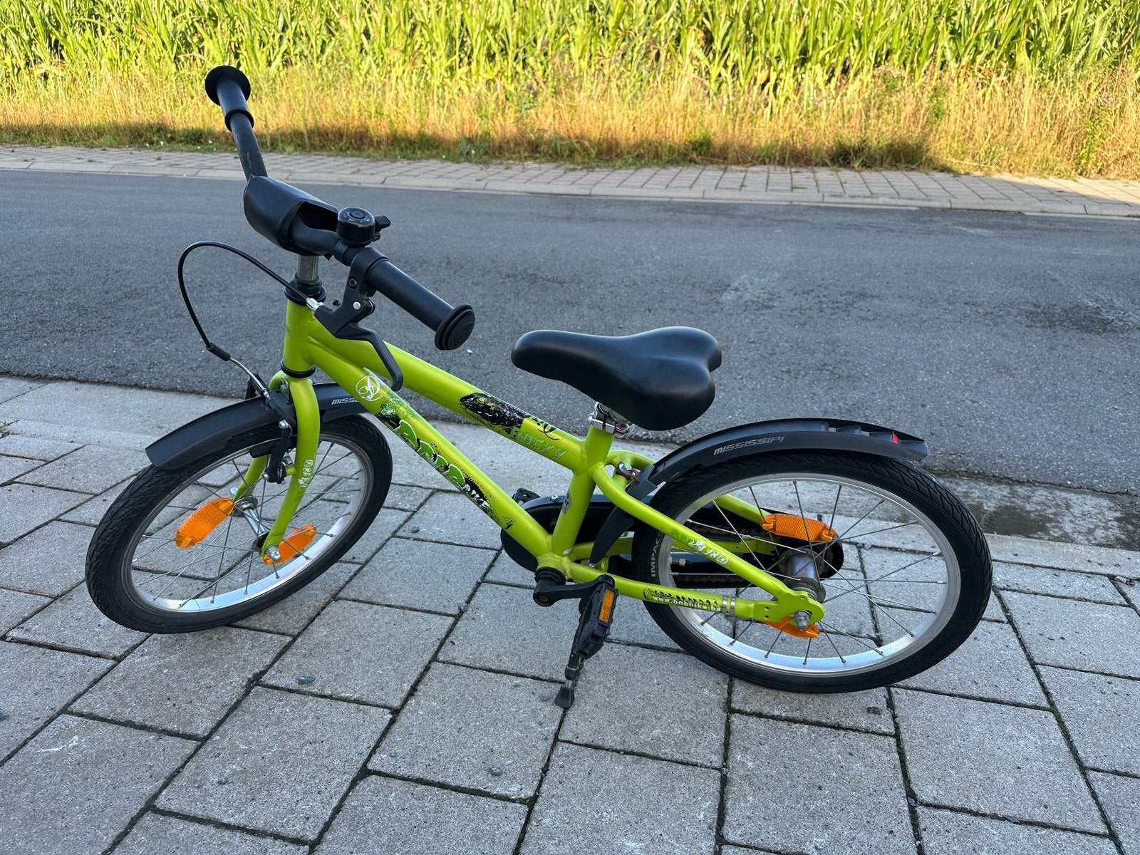 BNB Bike Rocky kinderfiets 18 inch, Fietsen en Brommers, Ophalen, Gebruikt, Terugtraprem, 16 tot 20 inch