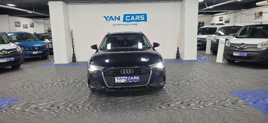 Audi A6 Avant 40 TDi Business Edition S tronic * JANTES RS6, Auto's, Audi, Stof, Euro 6, Zwart, Bedrijf