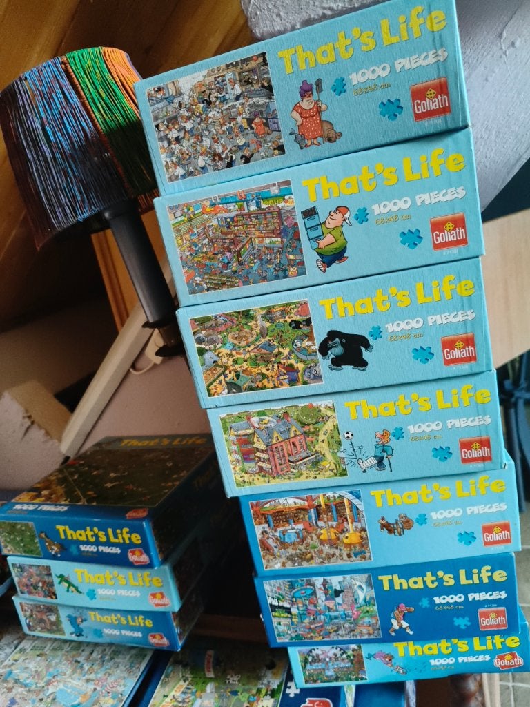 Puzzel that's life, Hobby en Vrije tijd, Ophalen, 500 t/m 1500 stukjes, Gebruikt
