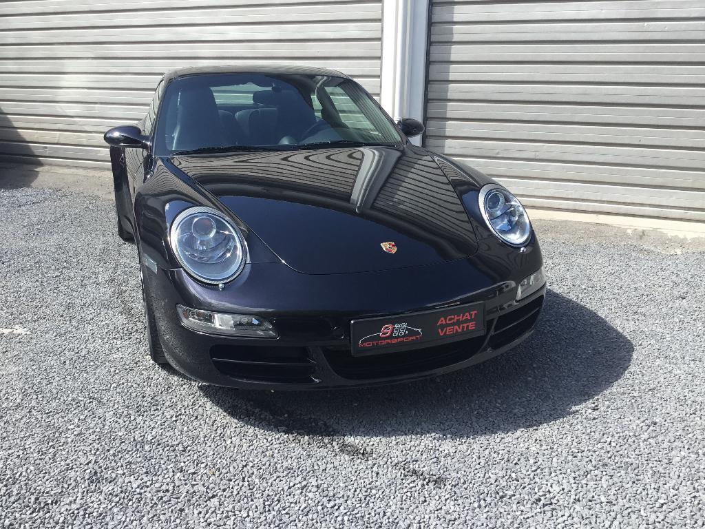 Porsche 997 c4 106000 km full carnet, Autos, Cuir, Achat, Entretenue par le concessionnaire, Noir